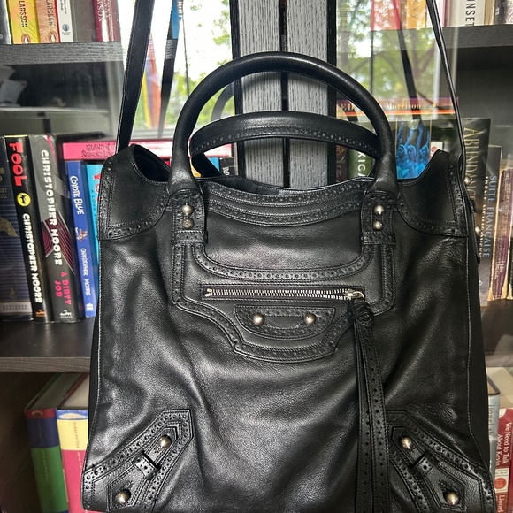 Balenciaga 2012 Black Smooth Calfskin Riva "Velo" - SOLD - Picture 1 of 15